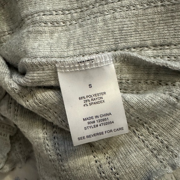 Pink Rose Ribbed Lounge/Sleep Set - Picture 4 of 4